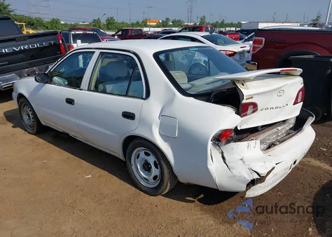 1999 Toyota Corolla Ve from USA, damaged, VIN 2T1BR12E5XC145841